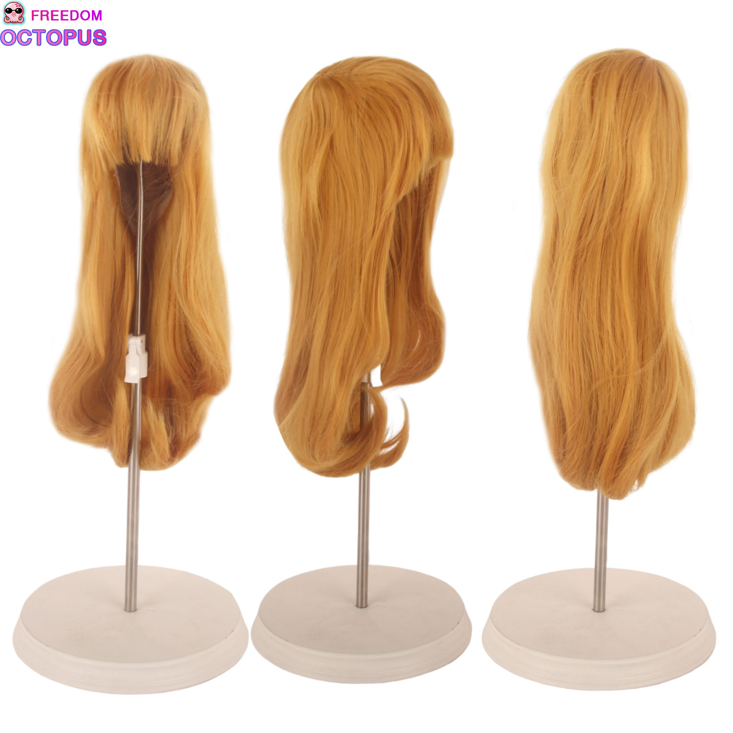 New Blonde BJD Hair Wig Doll Accessories Dolls Mini Synthetic Wig