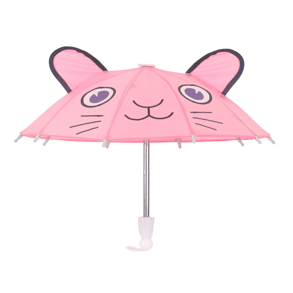 New Mini Umbrella for American Doll Accessories Mini Toys Pretend Playhouse