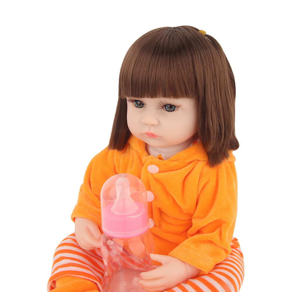 Popular 42CM Silicone Bebe Lifelike Reborn Dolls Lifereborn Reborn Baby Dolls with Clothes