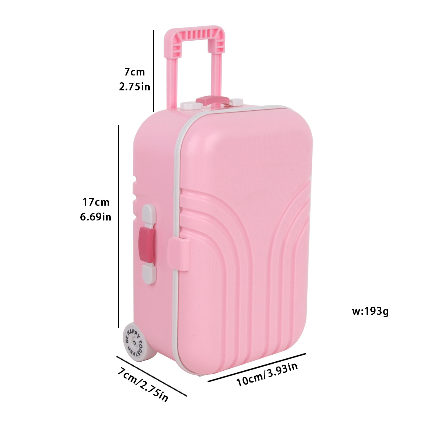 2023 New doll travel luggage accessories mini suitcase for dolls