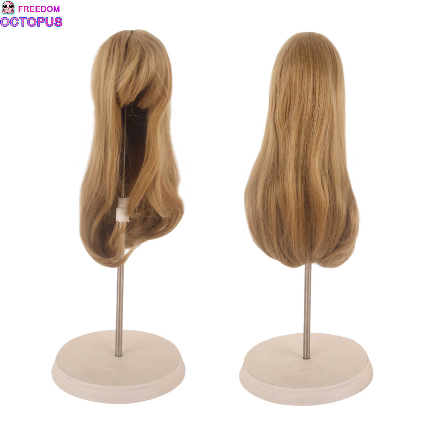 New Blonde BJD Hair Wig Doll Accessories Dolls Mini Synthetic Wig