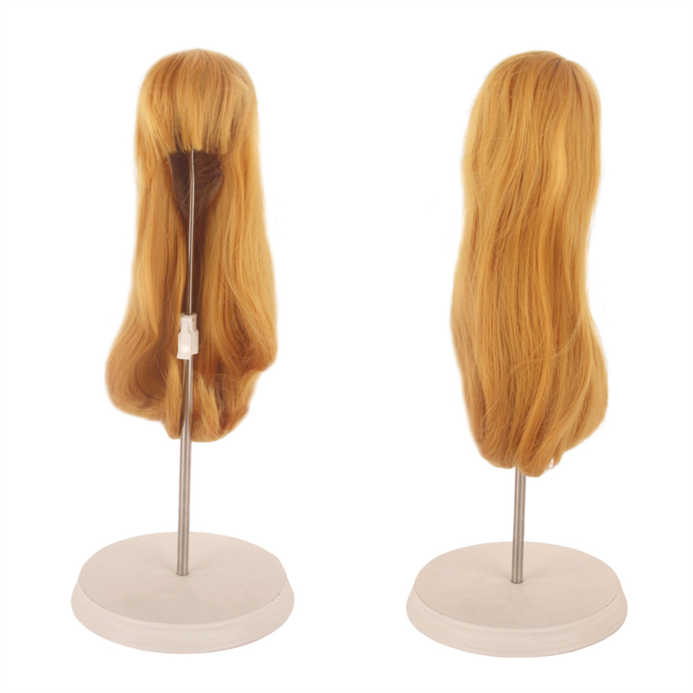 New Arrival Blonde Hair Wig 18 Inch Dolls  Mini Accessories Synthetic Wig For Dolls