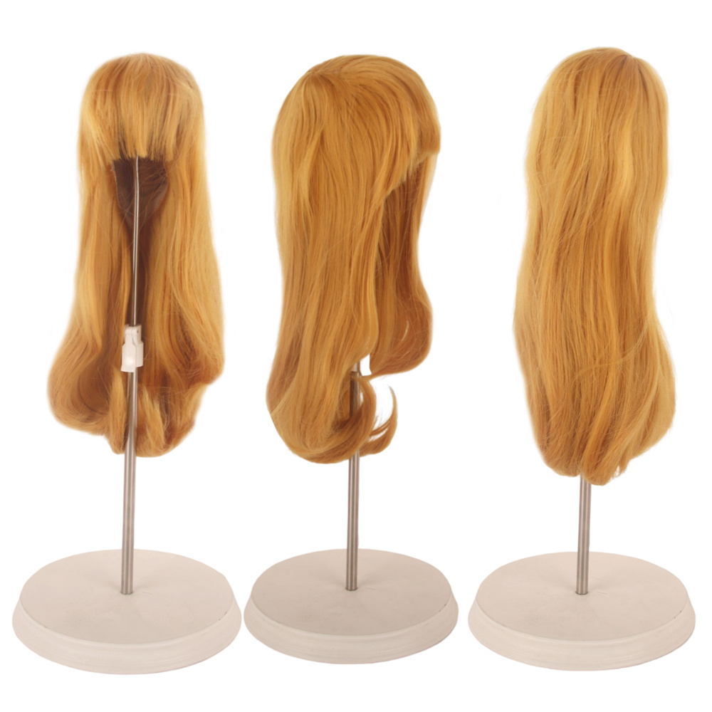 New Arrival Blonde Hair Wig 18 Inch Dolls  Mini Accessories Synthetic Wig For Dolls