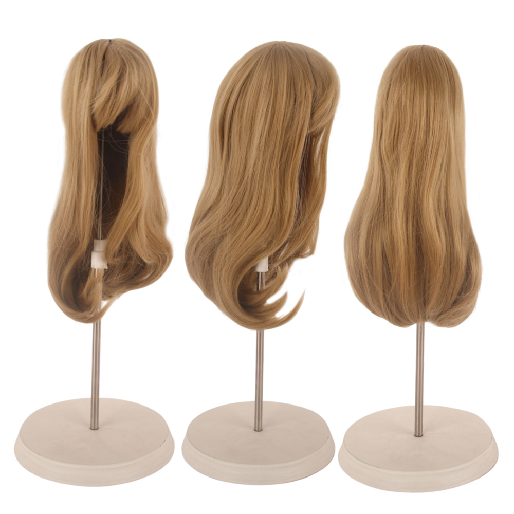 New Arrival Blonde Hair Wig 18 Inch Dolls  Mini Accessories Synthetic Wig For Dolls