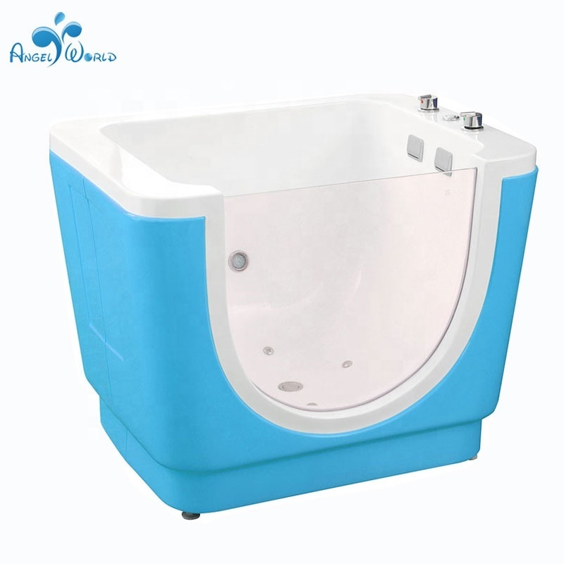 China Cheap Infant Hydrotherapy Acrylic Fiberglass Thermostatic Baby Spa Bathtub