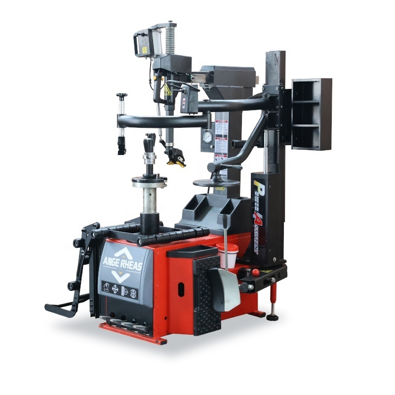 High Quality Tilt Back Fully Automatic and Pneumatic  with Three Positions Pressing Helper Tire Changer