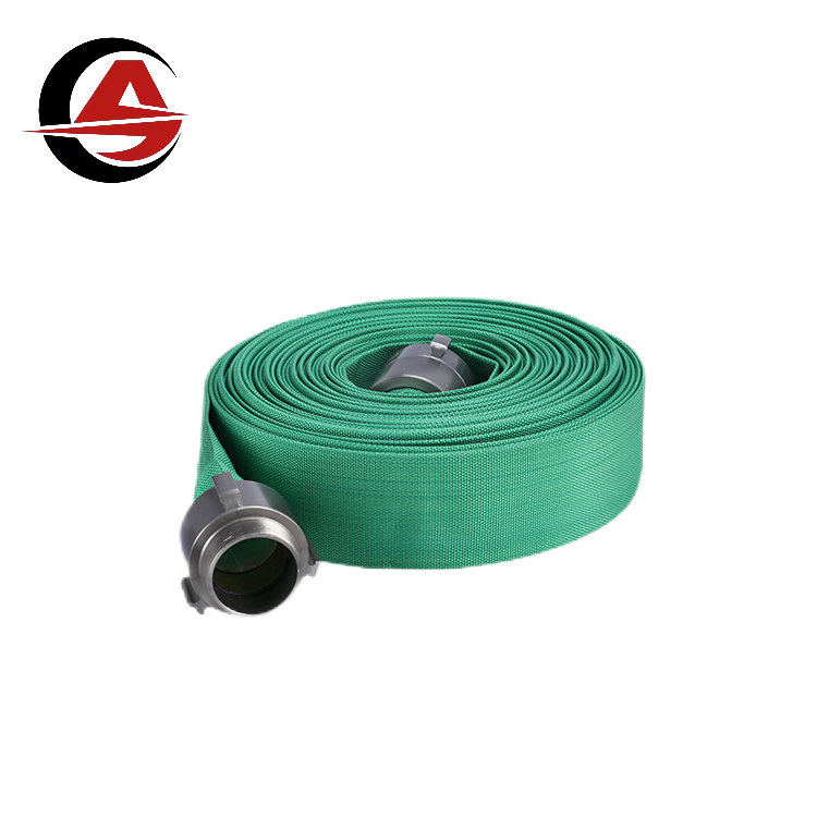 16Bar high pressure white fire hose pipe polyester canvas PVChose 3inch thicken tube