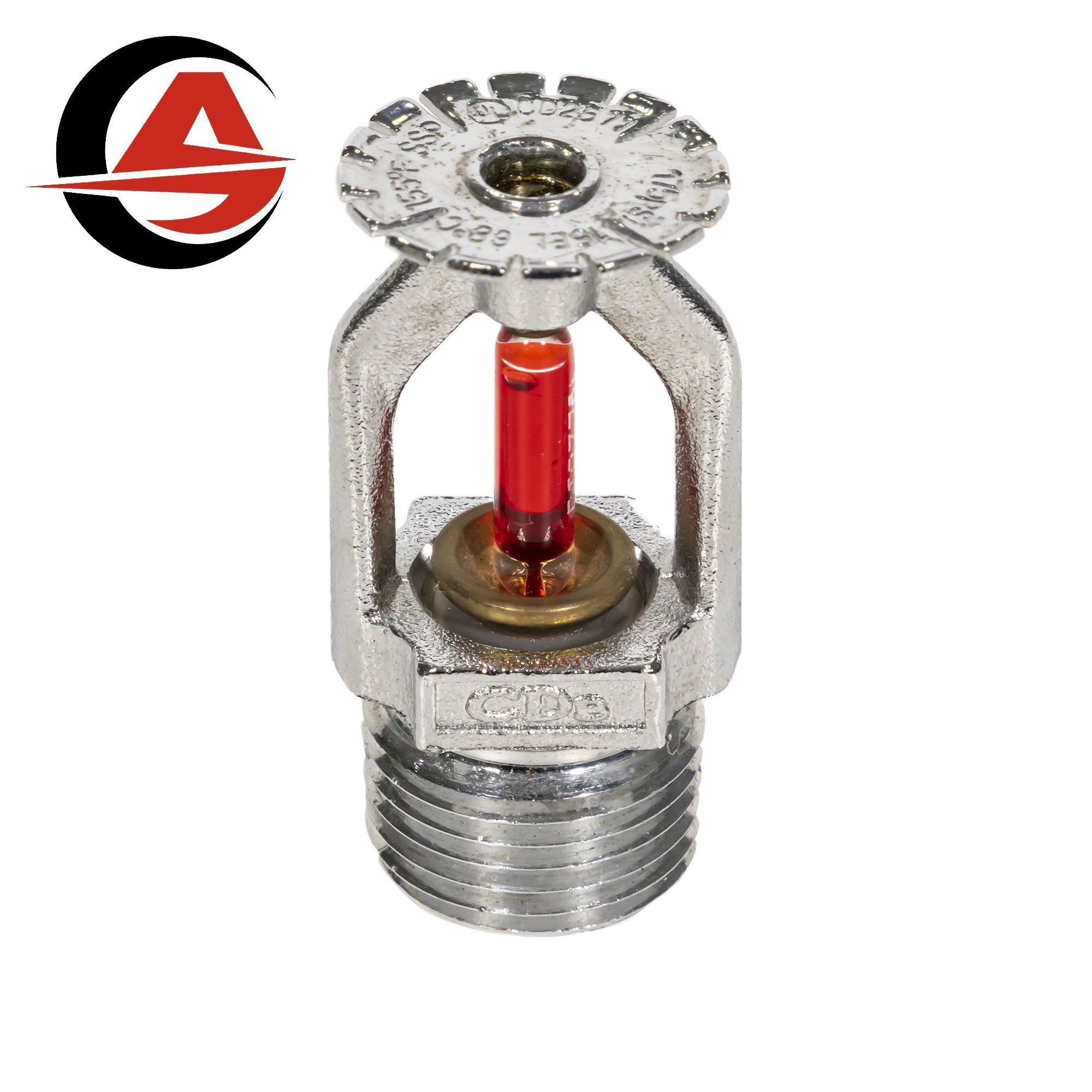 Guangmin Fire sprinkler Fighting Equipment Manufacturer Customized Upright Vertical Alloy Fire Sprinkler spray head