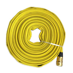 Manufacture10-30M Fire Hose and Agricultural Hose with Canvas/PVC/TPU Lining for Firefighting Equipment