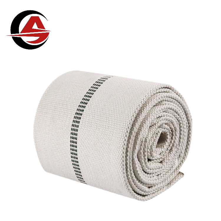 Guangmin customized fire canvas hose white/red 10m/15m/20m/30m double jacket pvc/tpu rubber lay-flat discharge fire hose