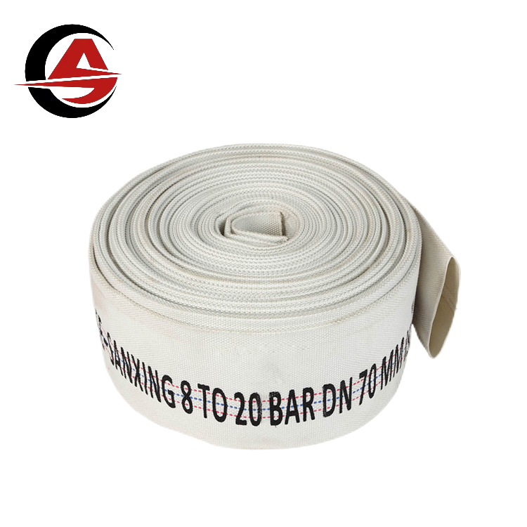 Guangmin China Manufacturer Fire Fighting Supplies PVC Lining Rubber Lining Canvas Fire Hose