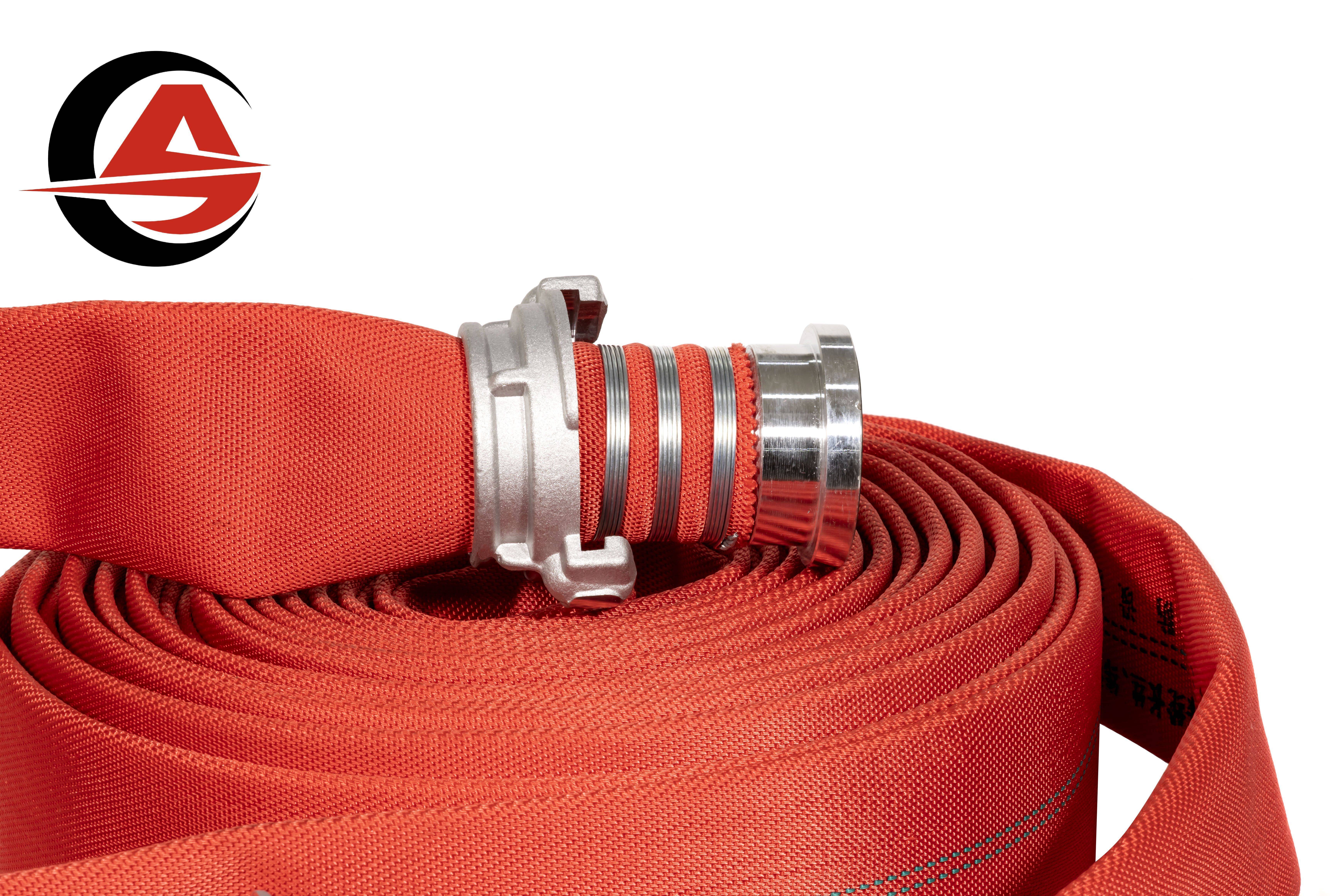 Vibrant Color Firefighting Equipment Bright PVC TPU PU Rubber Fire Hose for Water Delivery and Fire Fighting