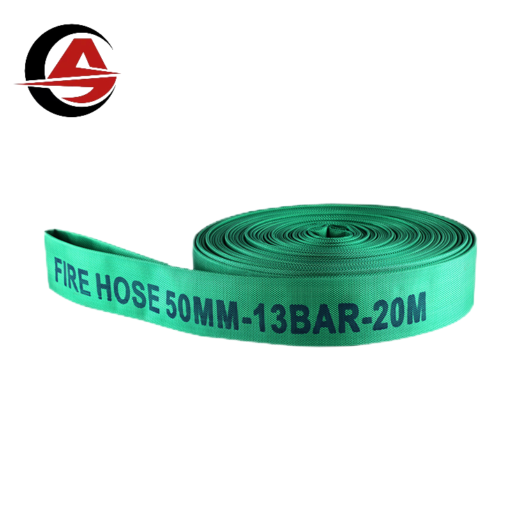 Guangmin China Manufacturer Fire Fighting Supplies PVC Lining Rubber Lining Canvas Fire Hose