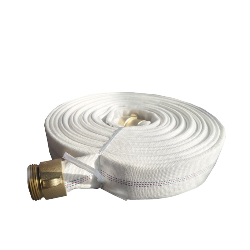 Manufacture10-30M Fire Hose and Agricultural Hose with Canvas/PVC/TPU Lining for Firefighting Equipment