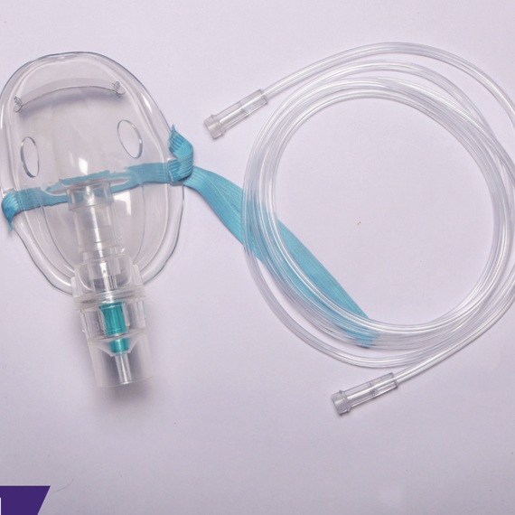 NEBULIZER MASK WITH TUBING FOR ANAESTHESIA