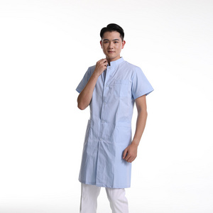 Fast Delivery 100% Cotton White Doctor Lab Gown Doctor White Lab Coats Doctor Uniform Medical Supplies Scrubs Smock