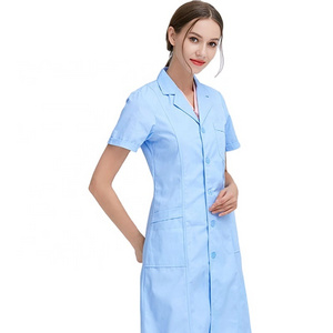 Service High Quality Hospital Uniforms White Lab Coat Medical Doctor Nurse Scrub Suit Medical Gown for Hospital for Unisex