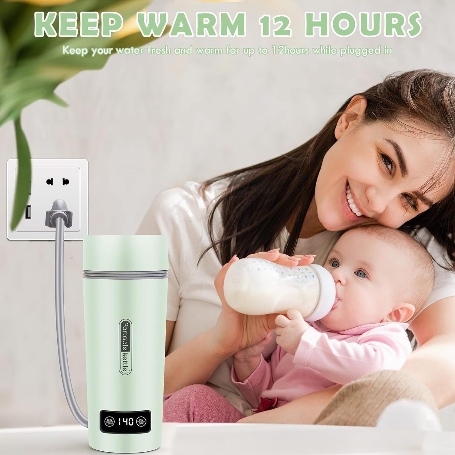 Portable Smart Coffee Mini Digital Temperature Control Travel Kettle Portable Boiling Electric Kettle For Travel Travellers