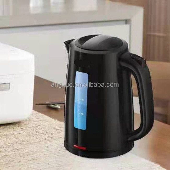 Plastic Electric Kettle 1.8L High Quality Electric Household and Hotel Kettle Boil-dry Protection Jug Kettle Chinese OEM Black