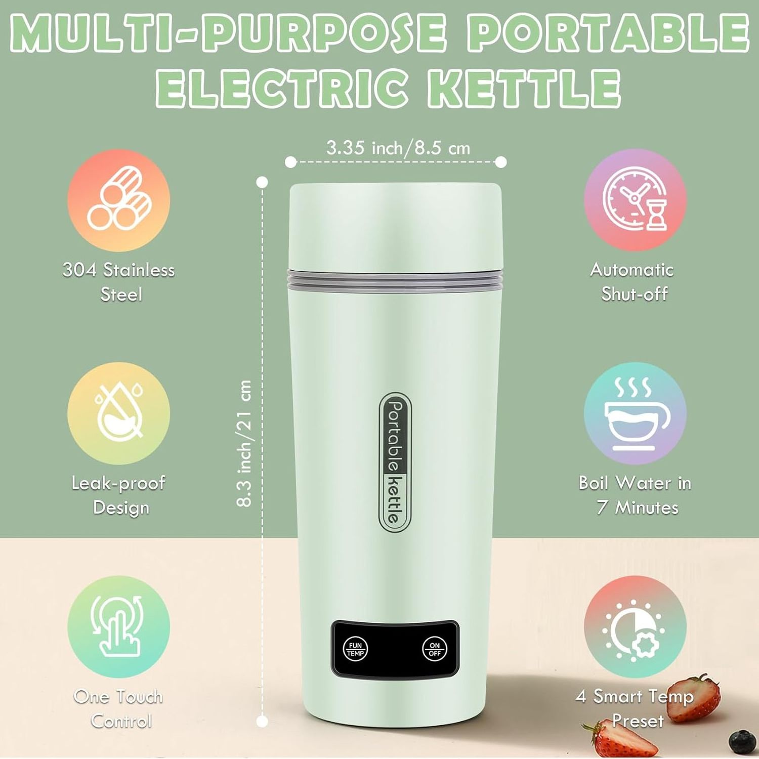 Smart Mini Portable Digital Temperature Control Electric Kettle