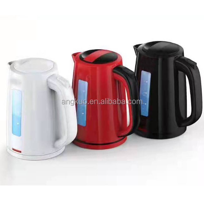 Plastic Electric Kettle 1.8L High Quality Electric Household and Hotel Kettle Boil-dry Protection Jug Kettle Chinese OEM Black