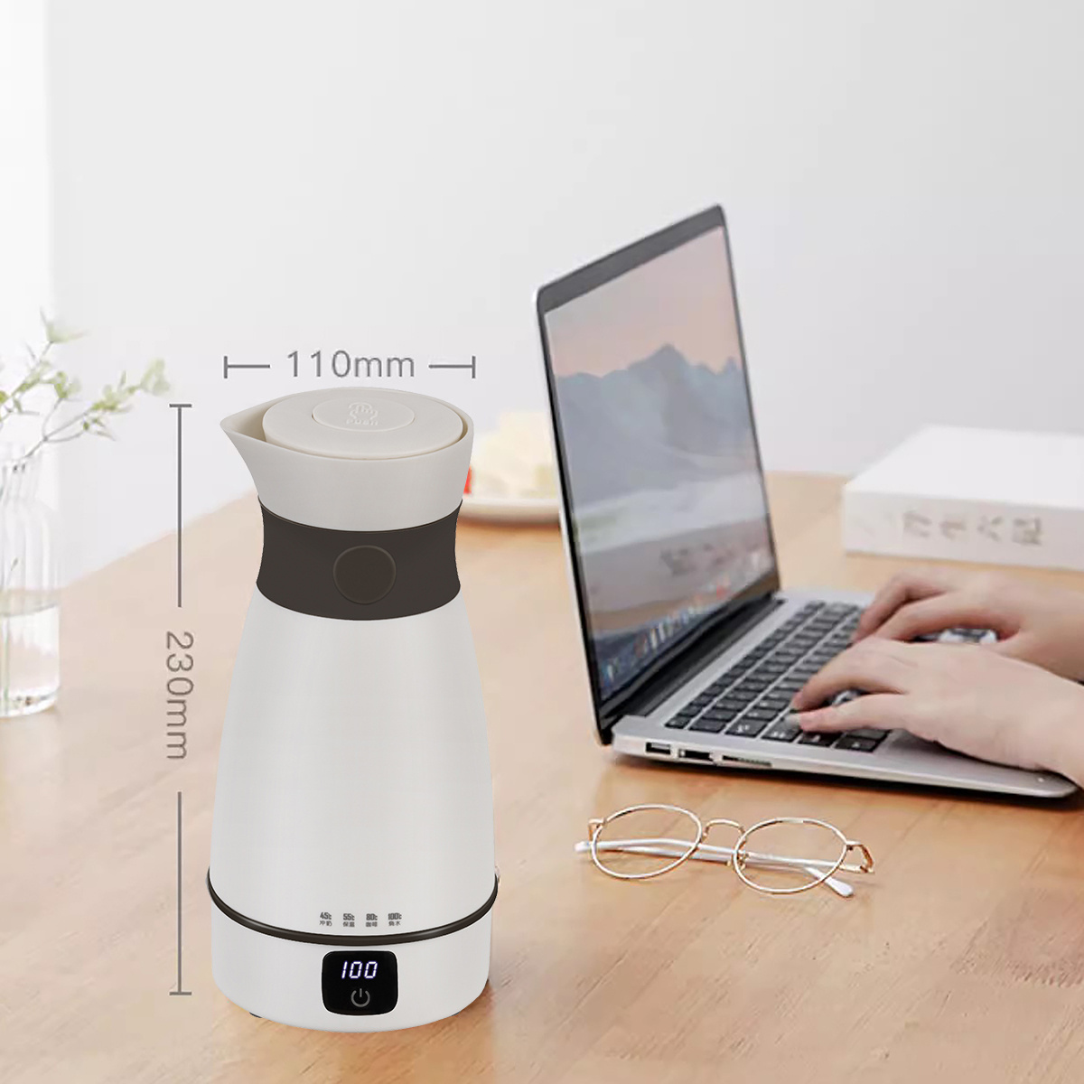 Hot Water Kettle Portable 110-220 Quality Usb Electric Portable Usb Water Travel Electric Kettle Household Mini Kettle Electric