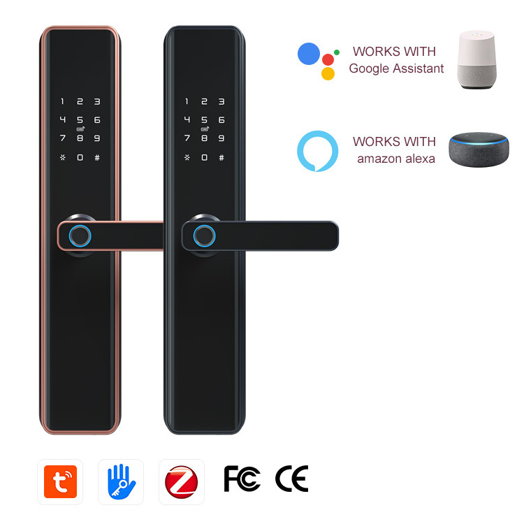 ANG Keyless Entry Electronic Locks For Doors Cerradura Inteligente Con Huella Digital