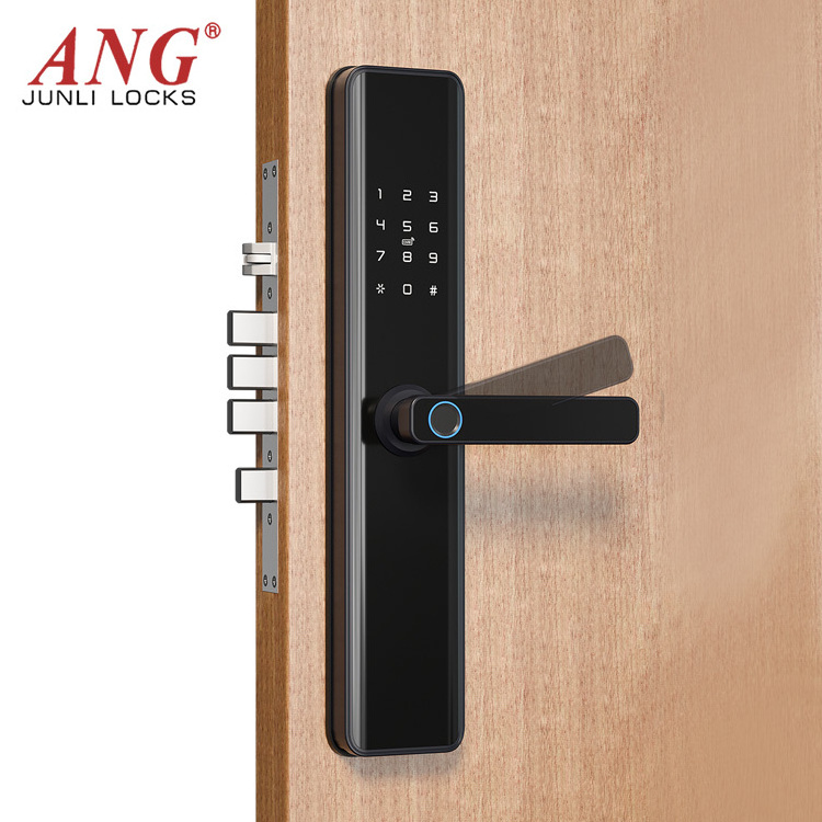 Keyless Electronic Card Password Biometric Convenient SDK Available August Smart Door Lock