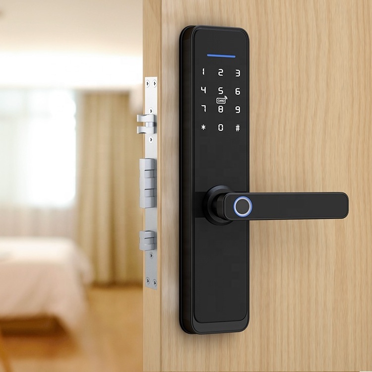 High Security Keyless Lock Electric Digital Fingerprint Tuya Smart Door Lock