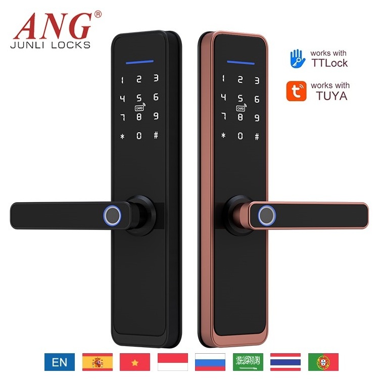 High Security Door Locks For Airbnb Apartment Smart Door Lock