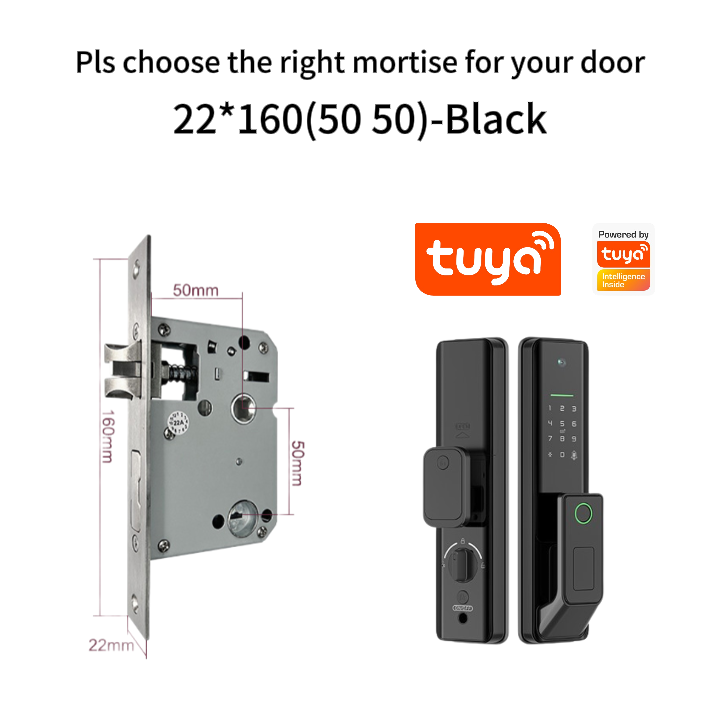 Push Pull Smart Door Lock With Camera And Fingerprint Airbnb Curved Glass Tuya Wifi Door Lock