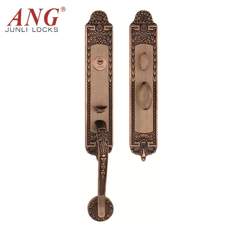 Zhongshan Single Pull European Style Antique Bronze Zinc Alloy Push Pull Sliding Patio Complete Door Lock