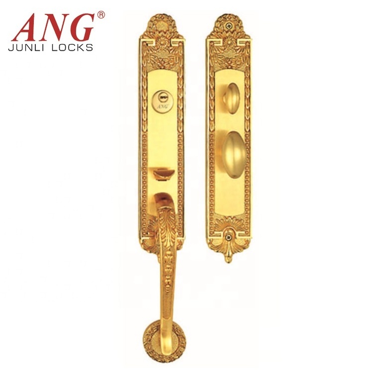 Zhongshan Single Pull European Style Antique Bronze Zinc Alloy Push Pull Sliding Patio Complete Door Lock