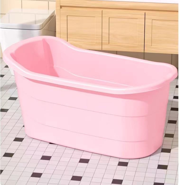 Good price and best quality round foot wash thickened Plastic Bathing Tub for bathroom use