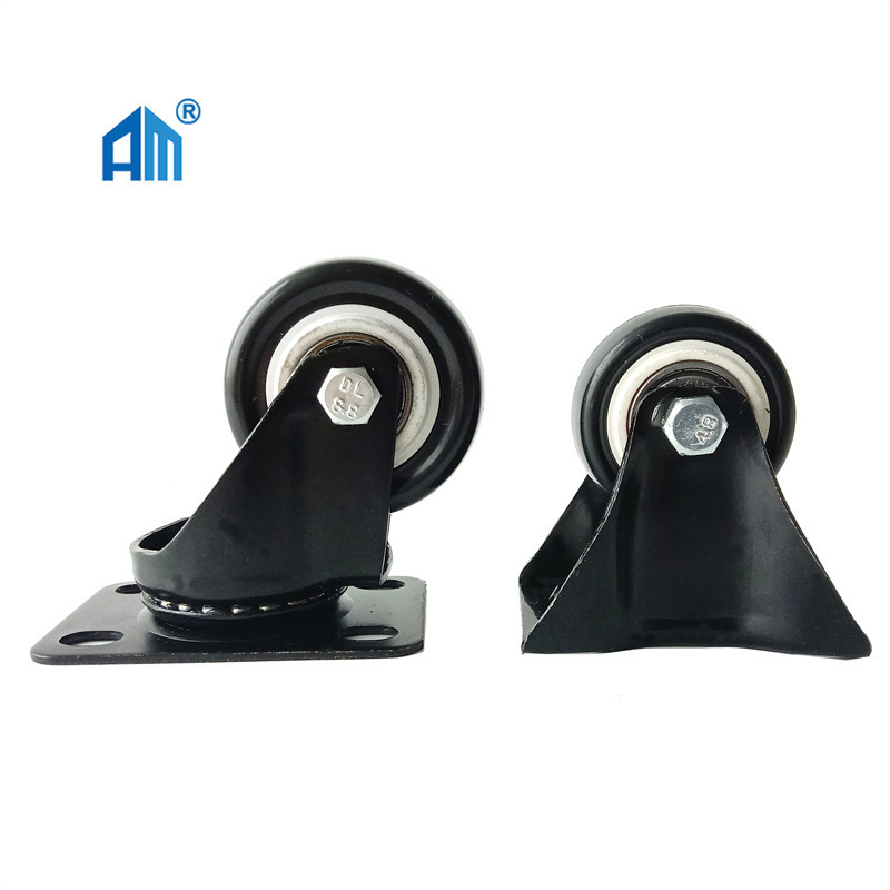 Rotatable Swivel Wheel Caster Heavy Duty caster with brake or without brake PVC  PU PP Nylon industrial caster wheels