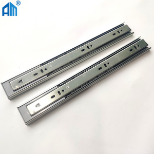 OEM 35mm 45mm full extensive telescopic channel soft close ball bearing drawer slide