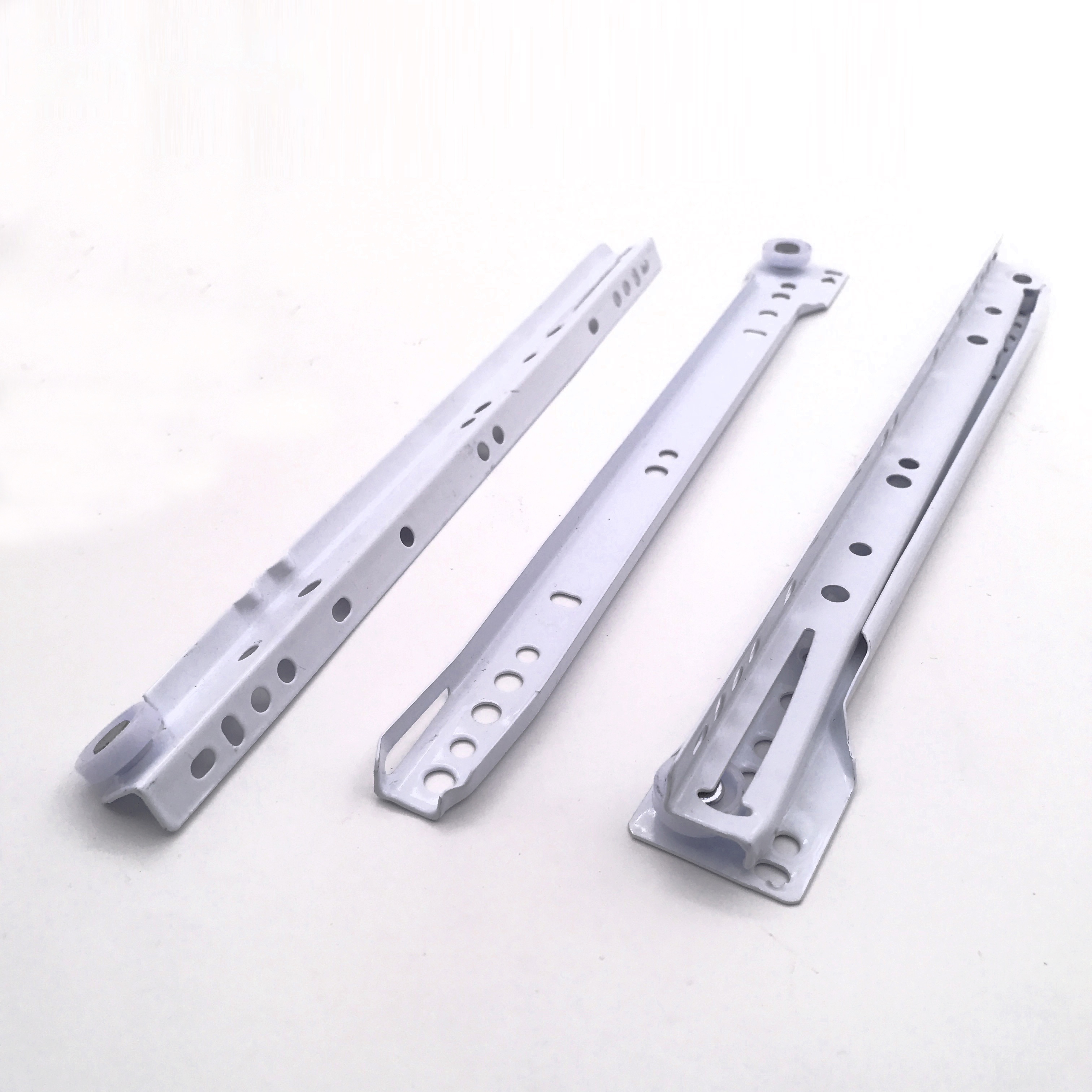 Factory drawer slide rollers and wheels for drawer using White Powder Coated Nylon fgv drawer slide