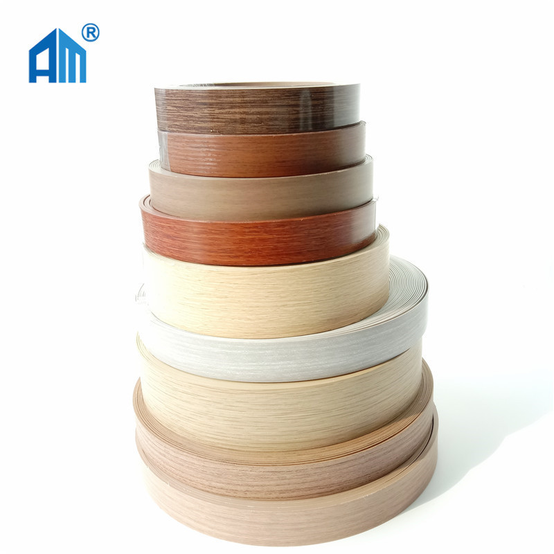 Factory Customized High Quality PVC edge strips for particle board countertop edging trim pvc abs edge banding