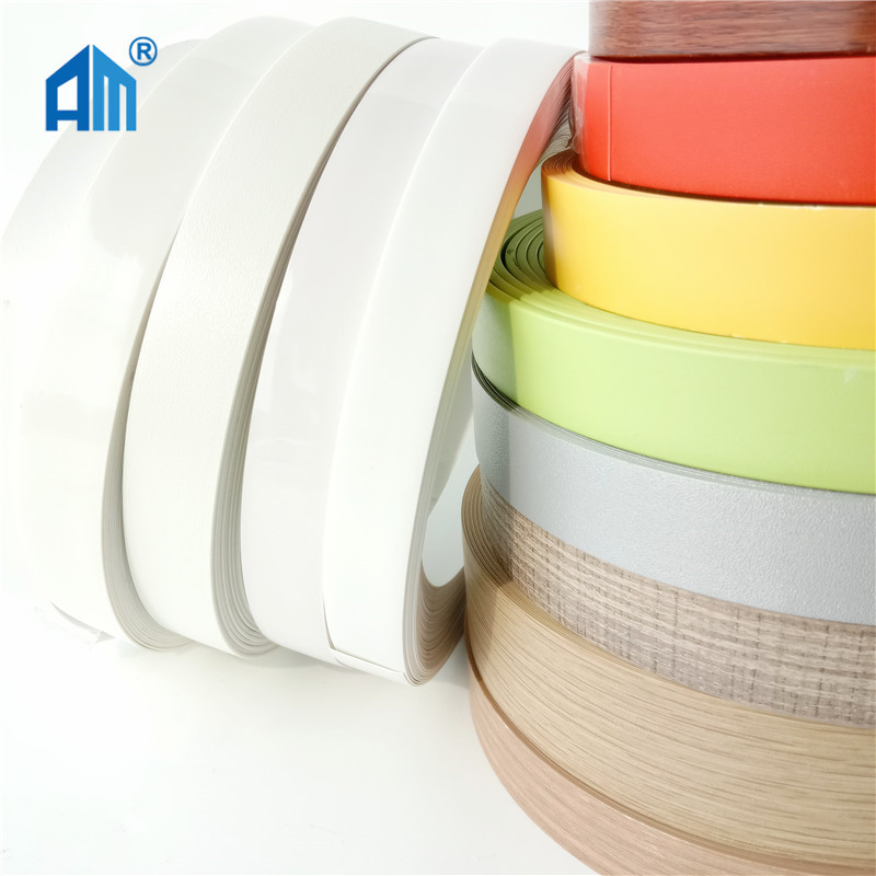 Factory Customized High Quality PVC edge strips for particle board countertop edging trim pvc abs edge banding