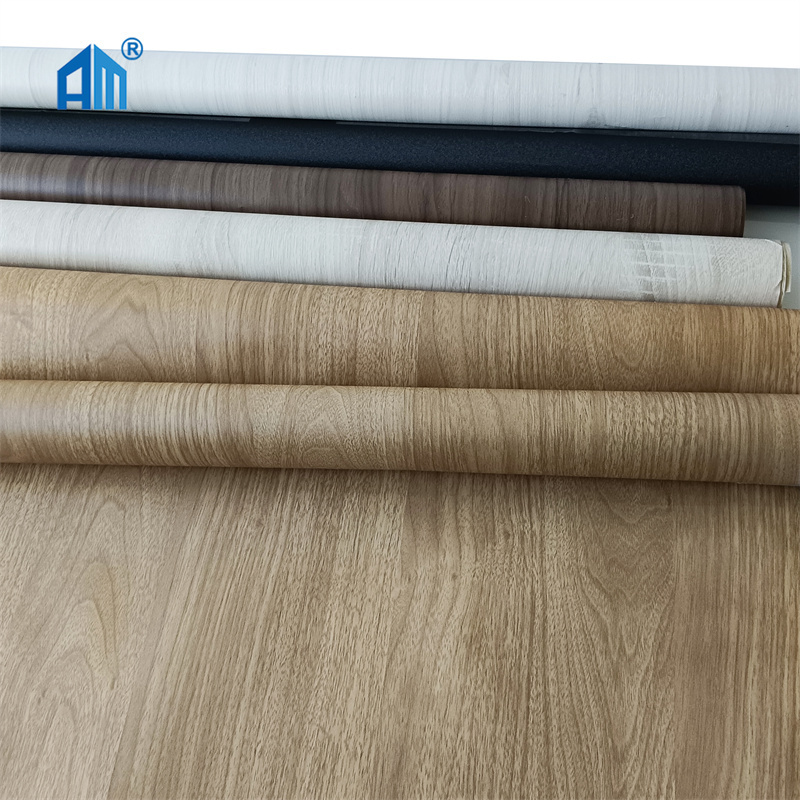 Hot  sale  wood grain wallpaper pvc decorative film self adhesive contact paper for furniture