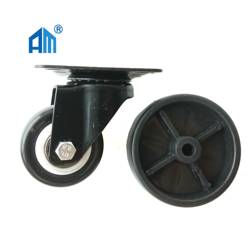 Rotatable Swivel Wheel Caster Heavy Duty caster with brake or without brake PVC  PU PP Nylon industrial caster wheels