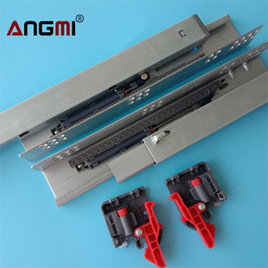 Factory Direct Manufacturer Telescopic Cabinet Full Extension Soft Close Undermount Kitchen Channel Drawer Slide