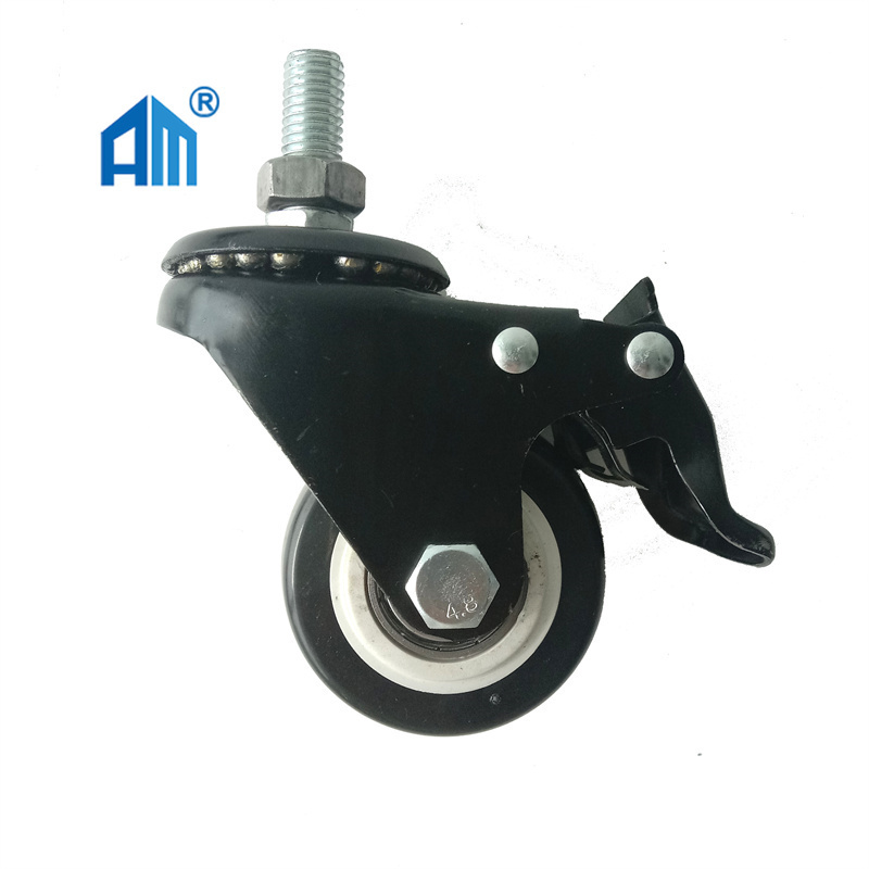 industrial caster wheel with brake heavy duty castor wheels