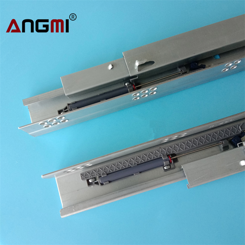 Factory Direct Manufacturer Telescopic Cabinet Full Extension Soft Close Undermount Kitchen Channel Drawer Slide