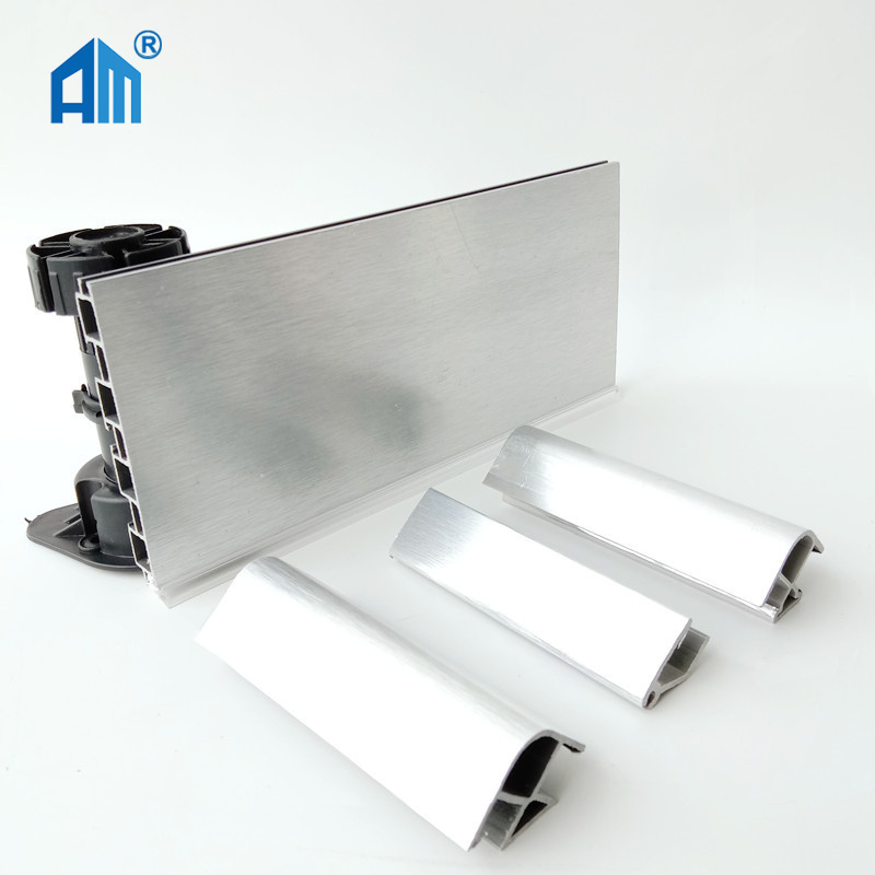 Factory supply Aluminium Foil Cover kitchen cabinet toe-kick skirting board skirting board cover mdf