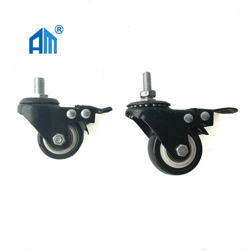 industrial caster wheel with brake heavy duty castor wheels