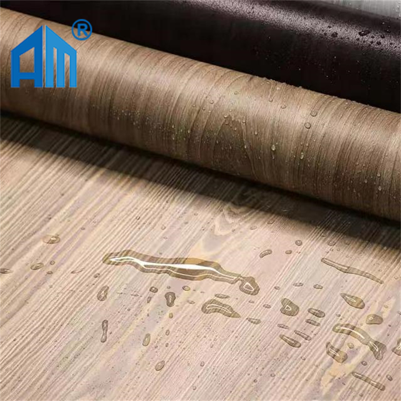 Laminate Kitchen Cabinet Wrap Self Adhesive Wallpaper Wall Paper Furniture Sticker Vinyl Wood Grain PVC Film For Sale