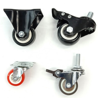 Rotatable Swivel Wheel Caster Heavy Duty caster with brake or without brake PVC  PU PP Nylon industrial caster wheels