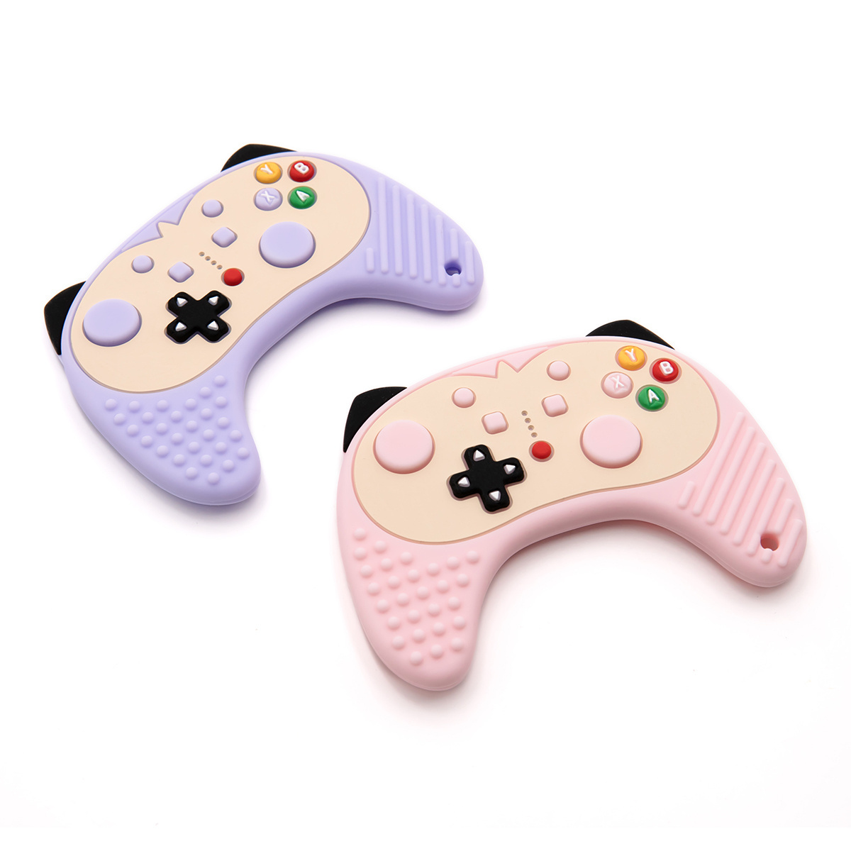 Rudder Silicone Safe Silicone Baby Teether TV Remote Teether for Baby Soft Chew Toys Unisex Donut Silicone Dolls 0 to 24 Months