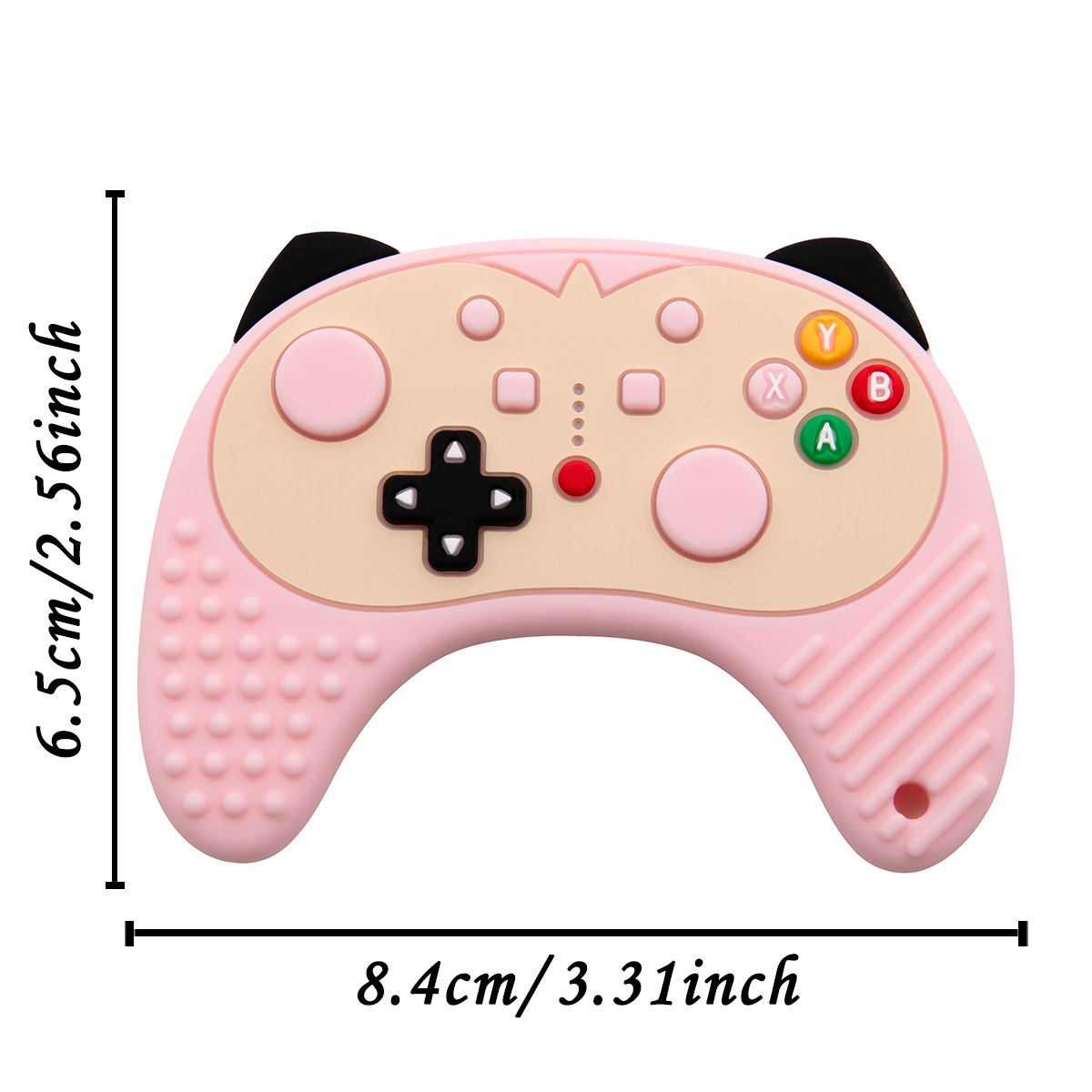 Rudder Silicone Safe Silicone Baby Teether TV Remote Teether for Baby Soft Chew Toys Unisex Donut Silicone Dolls 0 to 24 Months